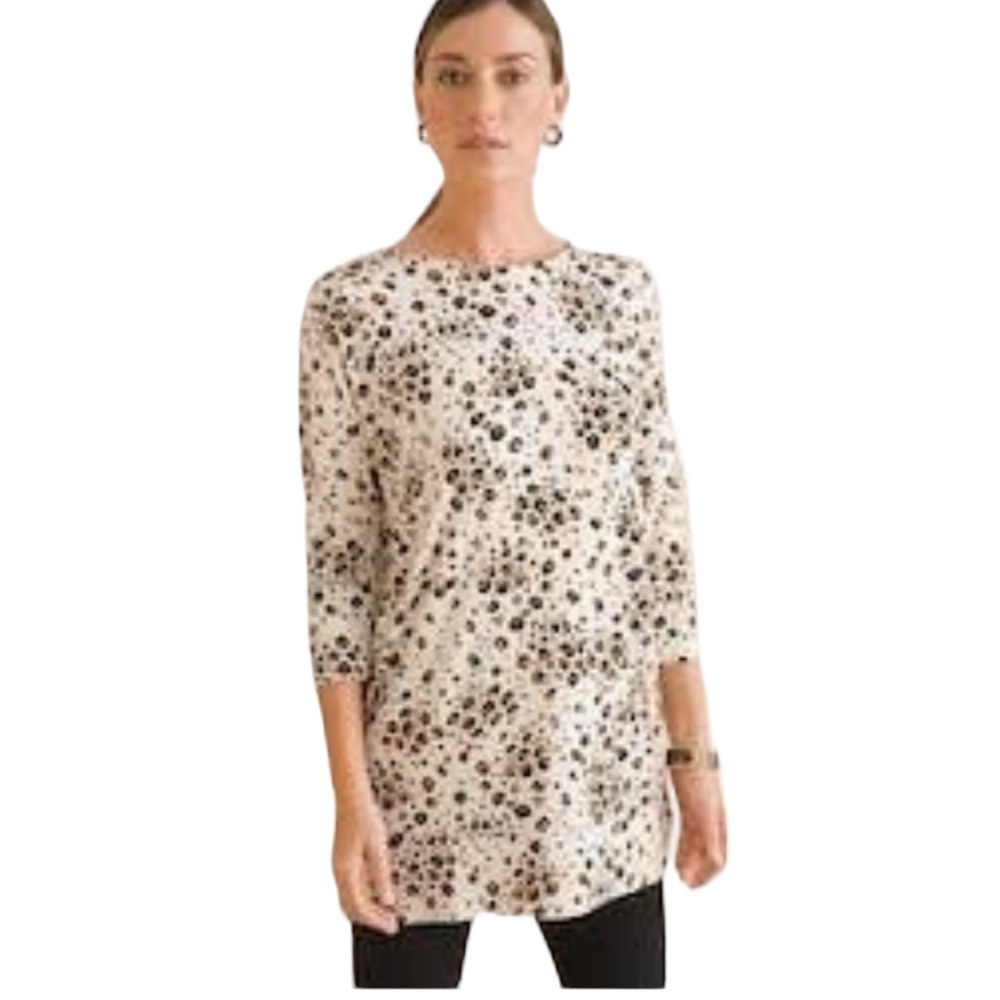 Chico’s Leopard Print Tunic Top Size XL - Picture 15 of 15
